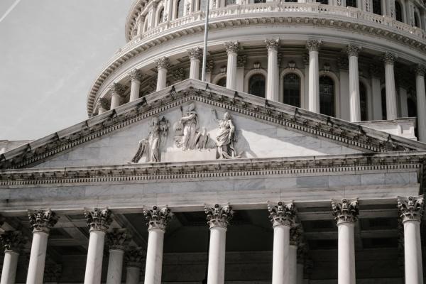 US Capitol facade detail